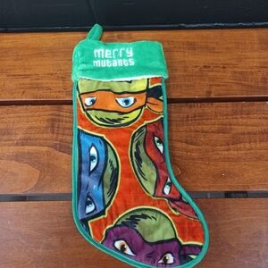2015 Teenage Mutant Ninja Turtles Christmas Holiday Stocking "Merry Mutants"